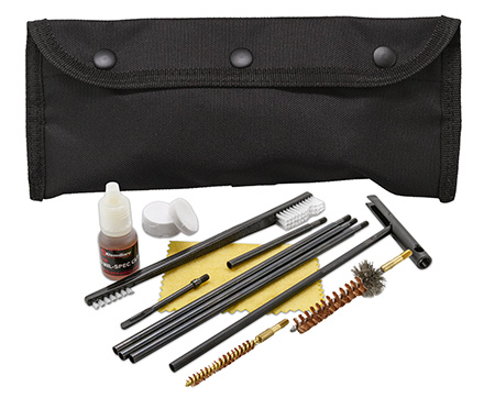 KleenBore Black Pouch - AR-15/M-16 .223/5.56mm Field Cleaning Kit