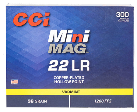 CCI MINI-MAG 22LR 36GR PLATED