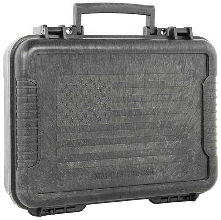 OUT 10017       MOLDED PISTOL CASE         US FLAG