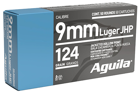 AGUILA 9MM 124GR JHP 50/500