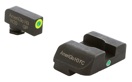 I-DOT NIGHT SET GREENTRIT GREEN FRONT GREEN SINGLE DOT REAR FOR GLOCK 17