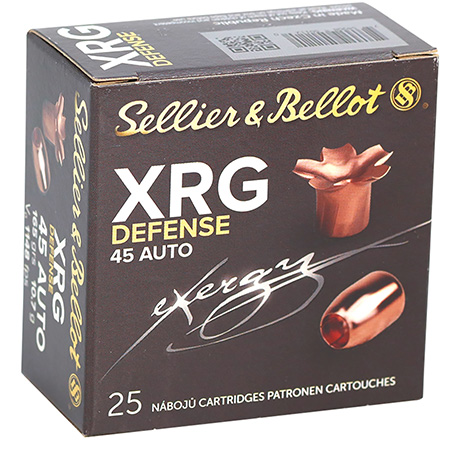 S&B 45ACP 165GR XRG 25/1000