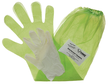 HME GAME CLEANING GLOVES W/TOWELETTE