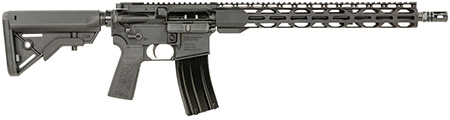 RF .223/5.56 NATO 16" SOCOM BARREL; SEMI AUTO AR15 RPR FREE FLOAT RAIL; MID LENGTH GAS SYSTEM; A2 FLASH HIDER 15" M-LOK THIN RAIL HANDGUARD; B5 BRAVO STOCK 1X30RD MAG