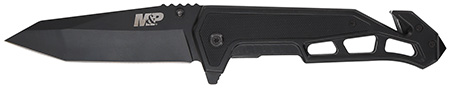Smith & Wesson Knives 1160826 M&P Body Guard Folding Plain Black 8Cr13MoV -img-1