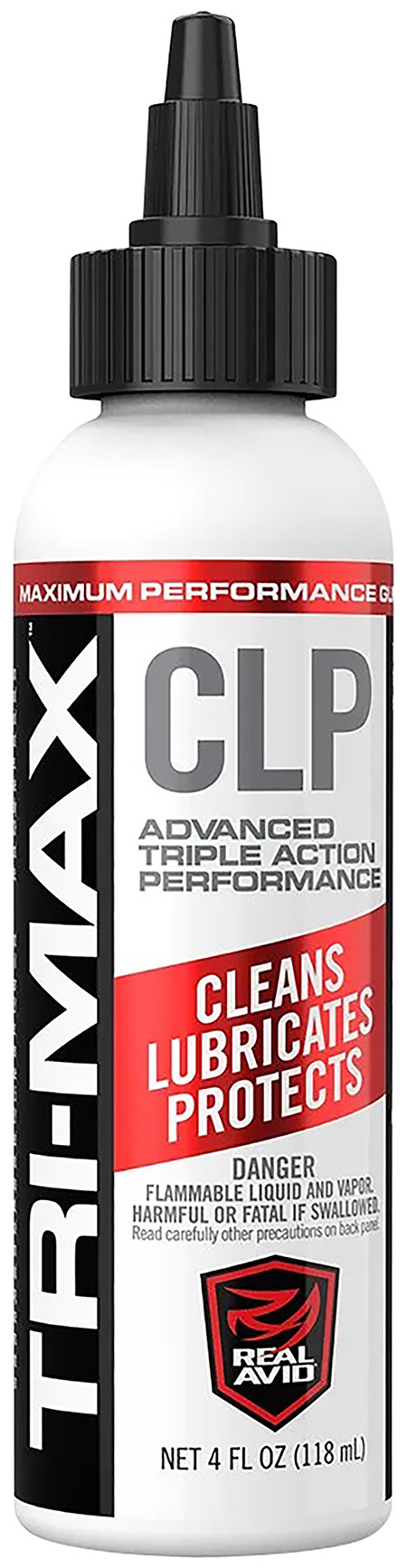 REAL AVID TRI MAX CLP 4OZ BOTTLE