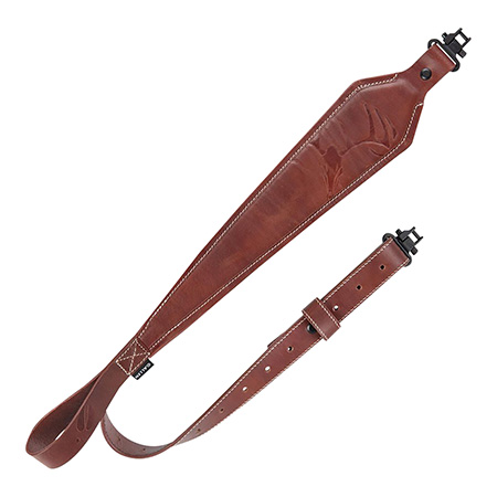 ALLEN 8510   LEATHER SLING DEER DEBOSS  BROWN
