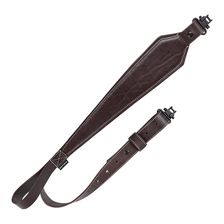 ALLEN 8511   LEATHER SLING PLAIN DARK MAHOGANY