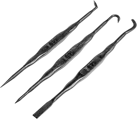 BCT DOUBLE ENDED PICK 3PK W POUCH
