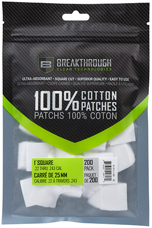 BRKTRHU BT-CP-S-1-200     SQ PTCHS .22-243   200PC