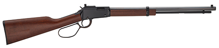 HENRY SMALL GAME LG LOOP LEVER ACTION RIFLE RIL 22 S/L/LR 20 IN OCT BBL BLUE/ WALNUT 16 RD