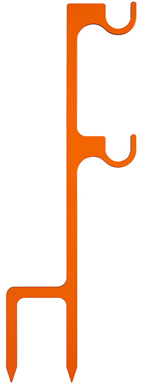 CHAMP 44915C     IMPCT STEEL DBL HNGR STAKE RF ORN