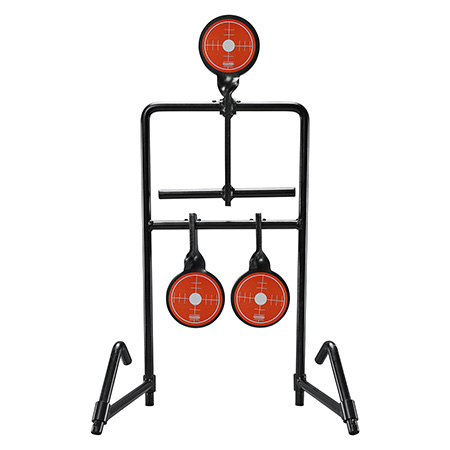 Handgun Three Gong Reset Target Steel Card