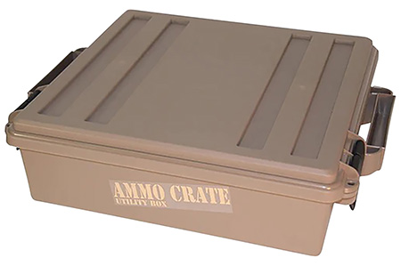 MTM AMMO CRATE UTILITY BOX 14.7(L) x 13.9(W) x 4.5(H) DK EARTH
