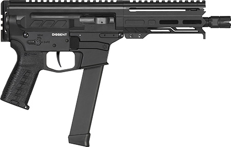 CMMG Pistol DISSENT MkGs 9MM 6.5'' BBL Armr Blk 33Rds