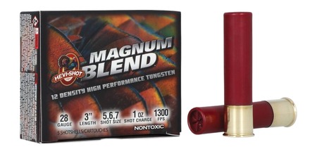 HEVI-SHOT MAGNUM BLEND 28GA 3 IN 1OZ 5 6 & 7 SHOT 5rd
