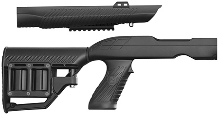 ADAPTIVE TACTICAL AT02020 Tac-Hammer RM4 Black Synthetic, Adjustable Stock-img-1
