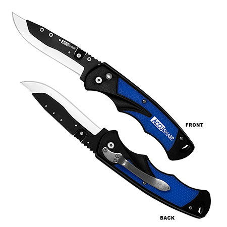 ACCUSHARP 3.5" RAZOR KNIFE BLU/BLK