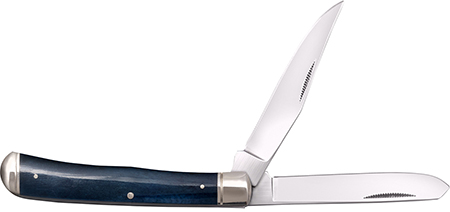 COLD  FL-TRPR-B  TRAPPER KNIFE (2)3.3" BLU