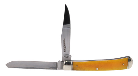 COLD STEEL TRAPPER 3.3" YLW BONE