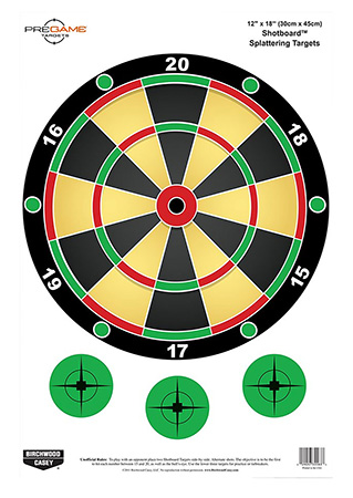 B/C PREGAME SHOTBOARD TGT 8-12X18
