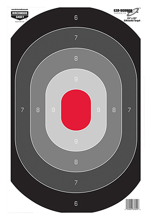 BC EZE-SCORER 23X35 OVAL SILHOUETTE TGT 5PK