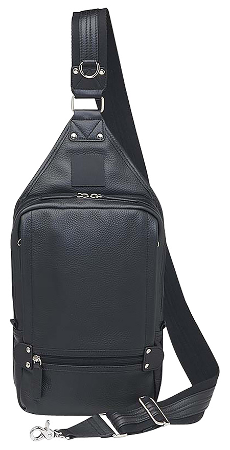 Gun Toten Mamas/Kingport GTM108BK Sling Backpack Black Leather Includes S-img-1