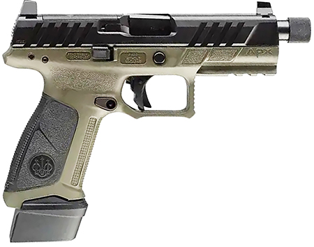 BER APX A1 FULL SIZE TAC 9MM 4.8 ODG/BLK 3 21RD