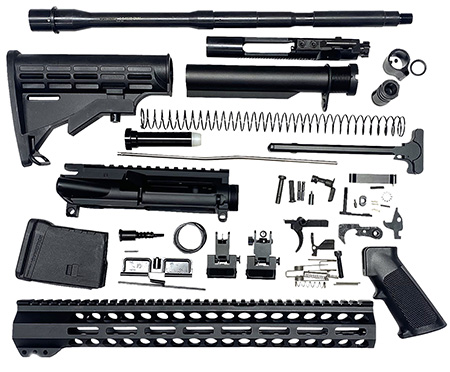 Bowden Tactical J27113 AR Rifle Build Kit Complete, 13" M-Lok Handguard, M-img-1