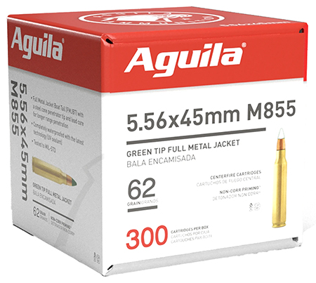 AGUILA 5.56X45 62GR GREEN TIP