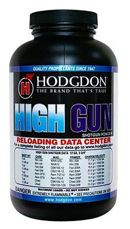 HODGDON PIST/SHTSH POWDER HIGH GUN 1-LB CAN ( 10 PER CASE )