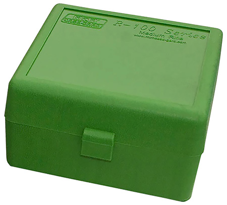 MTM AMMO BOX 100 RD FLIP-TOP 223 204 RUGER 6X47 GREEN