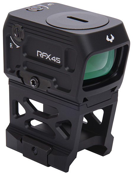 VIR 981-0060  RFX45 CLOSED EM GRN DOT ACRO HGH MNT