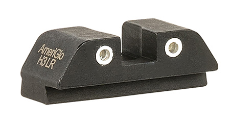 Tritium Rear Sight for Glock (all) Green Tritium 2-Dot White Outlines