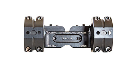 MPA BOLT ACTION MOUNT 34MM RINGS 1.125" HEIGHT 0 MOA"