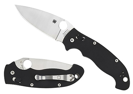 SPYDERCO MANIX 2 XL BLK G10 PLNEDGE