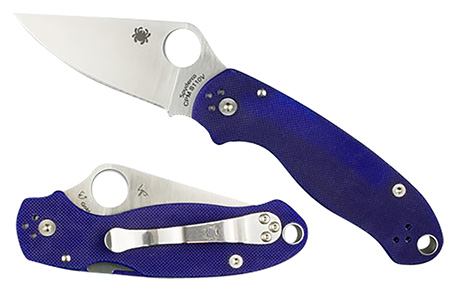 SPYDERCO PARA 3 G-10 DARK BLUE