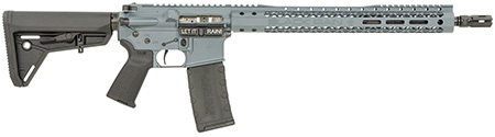 Black Rain SSP COLD WAR GREY 5.56MM 16" RIFLE ADJUSTABLE MAGPUL MOE STOCK & GI GRIP; COLD WAR GREY CERAKOTE/BLACK NITRIDE; A2 FLASH HIDER; 30RD CAPACITY SPEC+