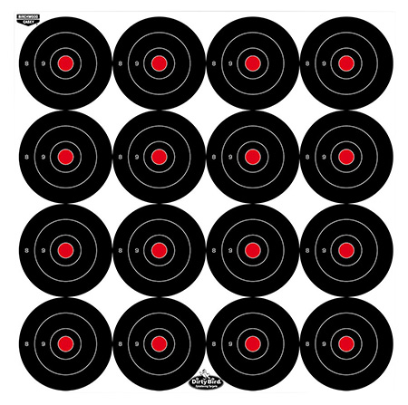 BIR 35309          DIRTYBRD 3" BULLSEYE       12PK