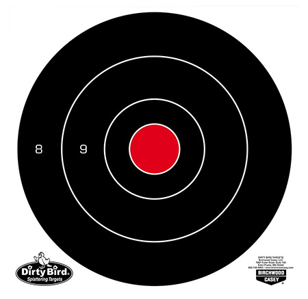 B/C DIRTY BIRD RND BLSEYE TGT 25-8"