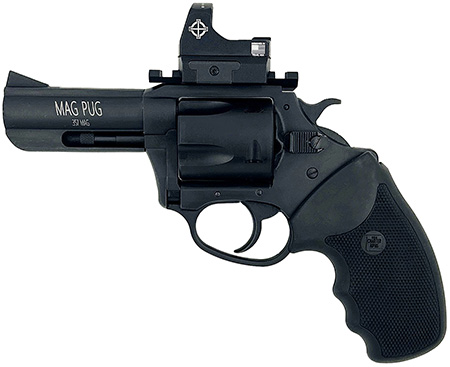 Charter Mag Pug 3in .357 MAG Large 5shot Black Passivate Picatinny Optic