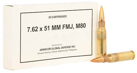 ARMSCOR 7.62X51 M80 147GR FMJ