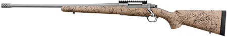 (Hawkeye FTW Hunter Left Handed 308Win 22" TB Pro Series H-S Precision Tan/Black Speckled Synthetic Stock; LC6 Trigger; 20 MOA Picatinny Rail; Bolt Action; Ruger Muzzle Brake System; 4rd Capacity
