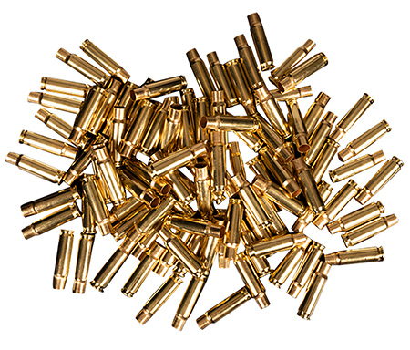 Q BRASS-86-100   UPCASE 8.6BLK (HORNADY STAMP) 100