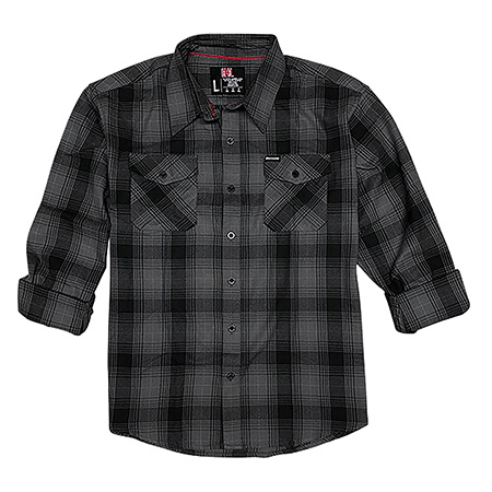 HDESIGN 32223  HORNADY L/S FLANNEL        LG GREY
