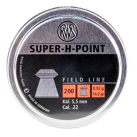 Umarex USA 2317404 Super-H Point Field Line 22 Lead Hollow Point/ 200 Per Tin
