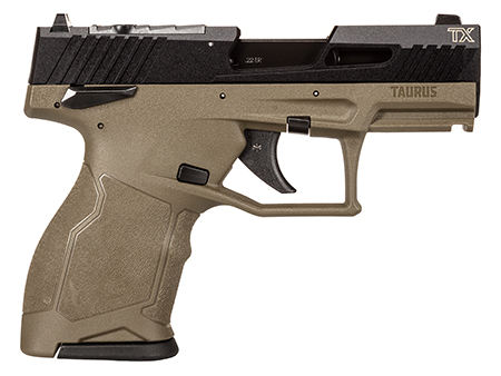 Taurus TX22 COMPACT 22 LR 3.6'' OD GREEN/BK 2x10 RDS
