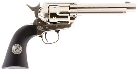 Umarex USA 2254051 Colt Peacemaker CO2 Pistol 177 Pellet 6rd Nickel Frame -img-1