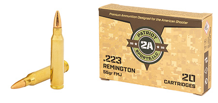 Patriot Sports .223 55gr FMJ 20/RD
