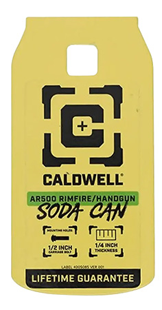CALDWELL AR500 1/4'' Rimfire/Handgun - Soda Can Target